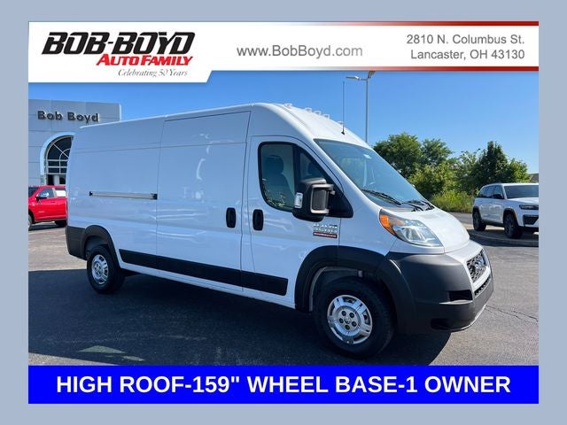 2021 RAM ProMaster 2500 High Roof in Bright White Clearcoat — front three-quarter view