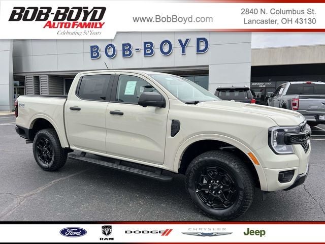2026 Ford Ranger XLT in Desert Sand — front three-quarter view