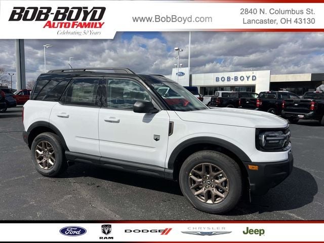 2026 Ford Bronco Sport Big Bend in Oxford White — front three-quarter view
