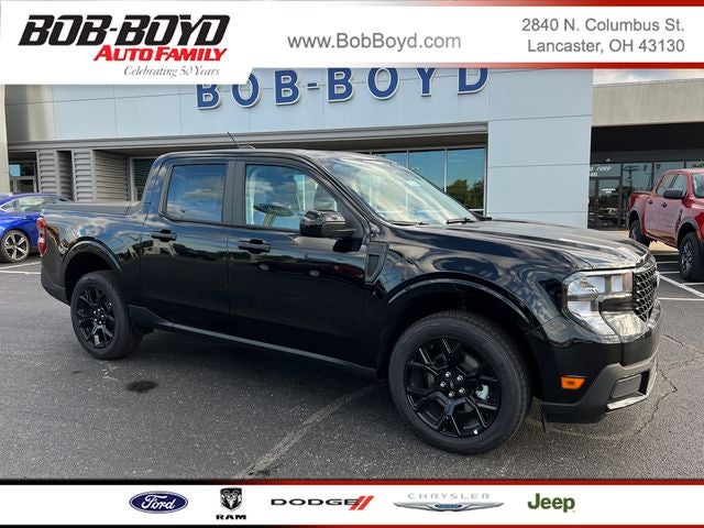 2026 Ford Maverick XLT in Shadow Black — front three-quarter view
