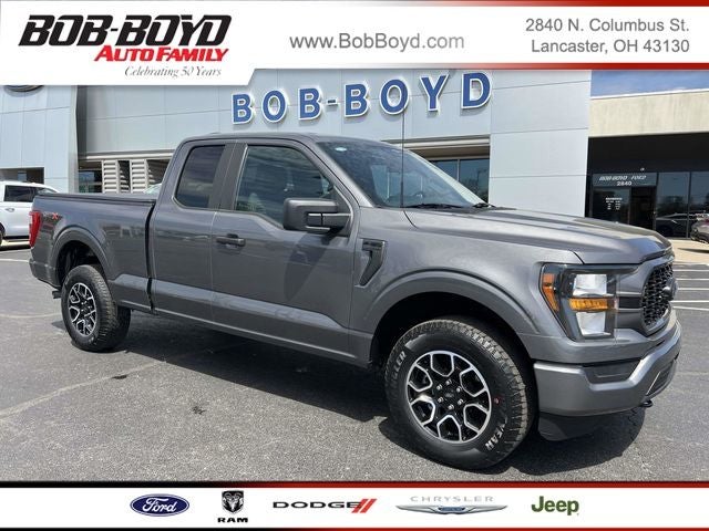 2023 Ford F-150 XL in Gray Metallic — front three-quarter view