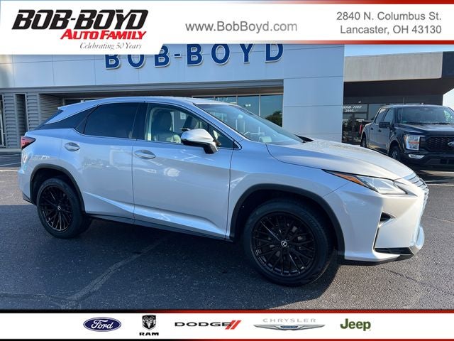 2017 Lexus RX 350 Base in Silver — front three-quarter view